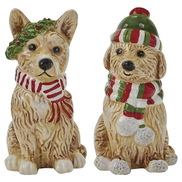 Holiday Paws Salt & Pepper Set - Park Designs - The Fox Decor